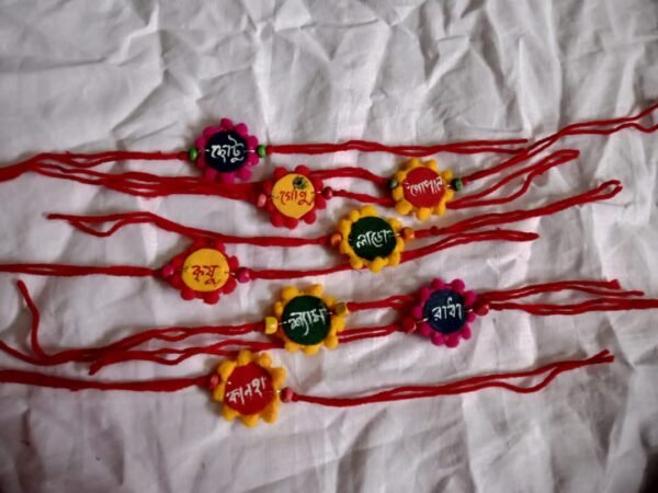 Handmade rakhi ( pack of one ) - Image 3