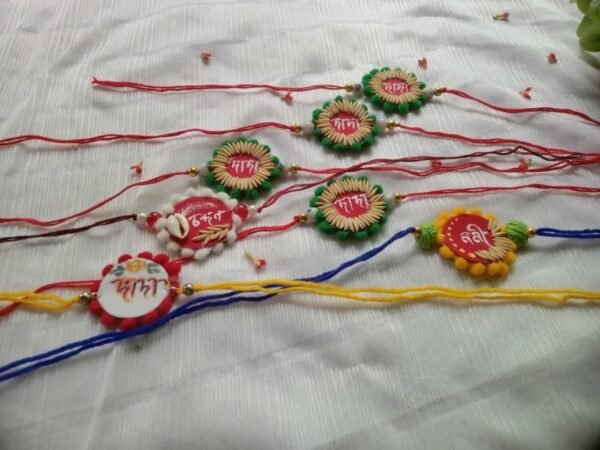 Handmade rakhi ( pack of one ) - Image 7
