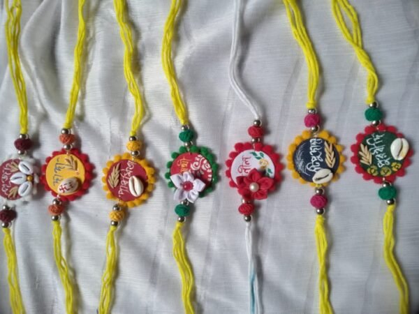 Handmade rakhi ( pack of one ) - Image 5
