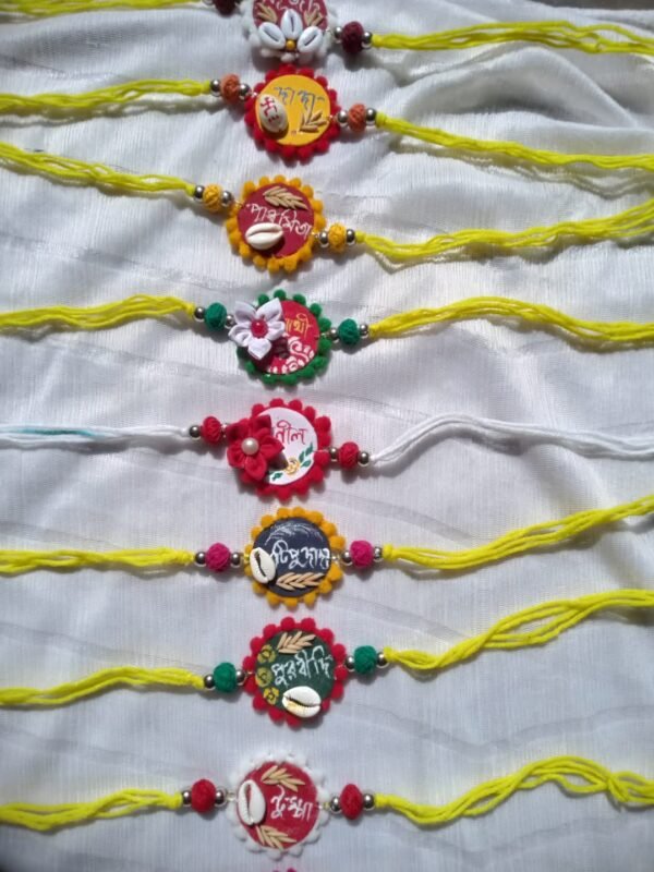 Handmade rakhi ( pack of one ) - Image 9