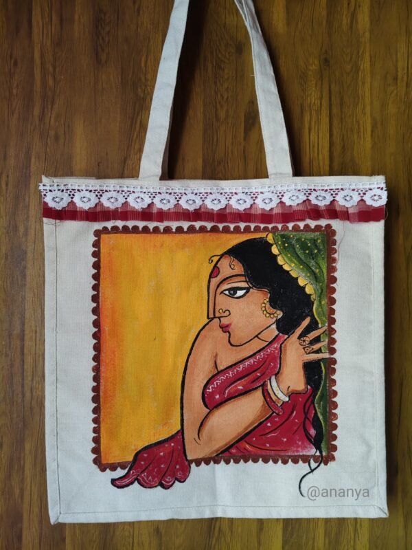 Hand-painted Tote Bag