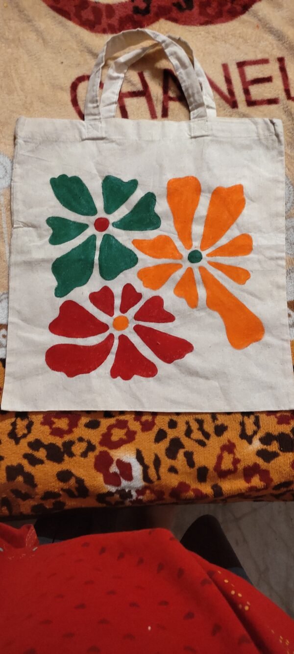 Handpainted Tote Bag